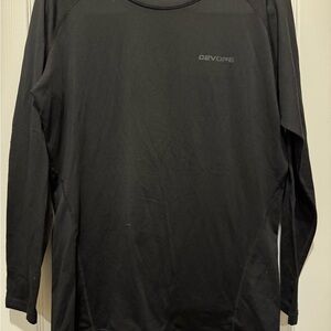 Black Men's Cold Weather Shirt